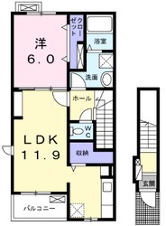 シャルマン大蓮北の物件間取画像